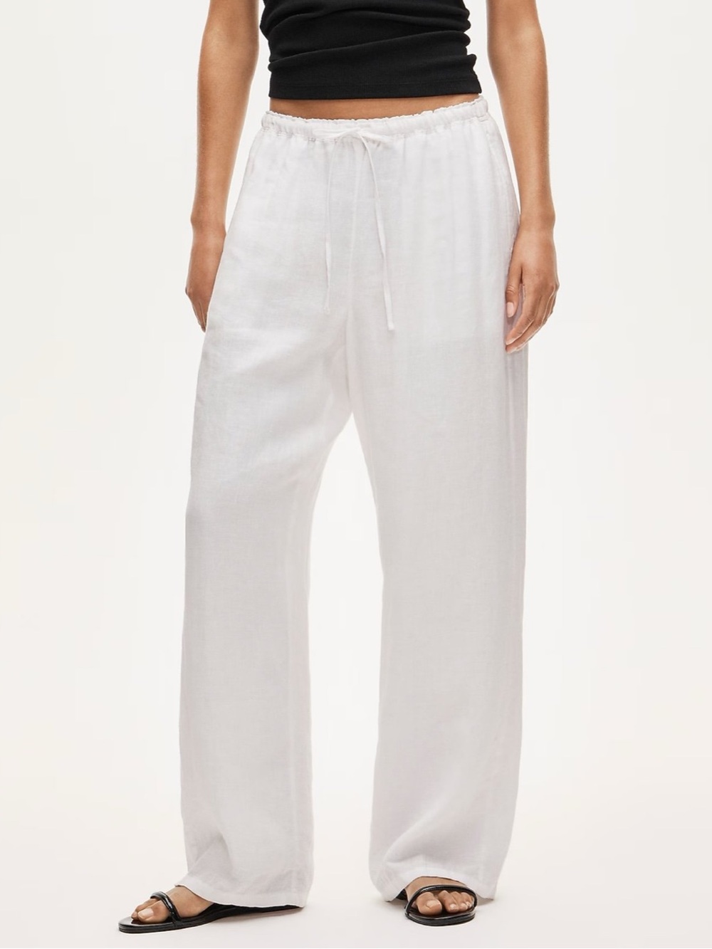 NWT J.Crew Soleil pant in linen